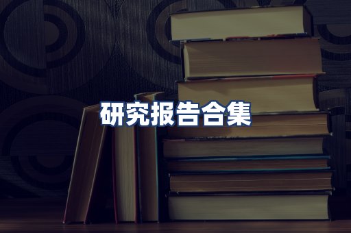 研究报告合集